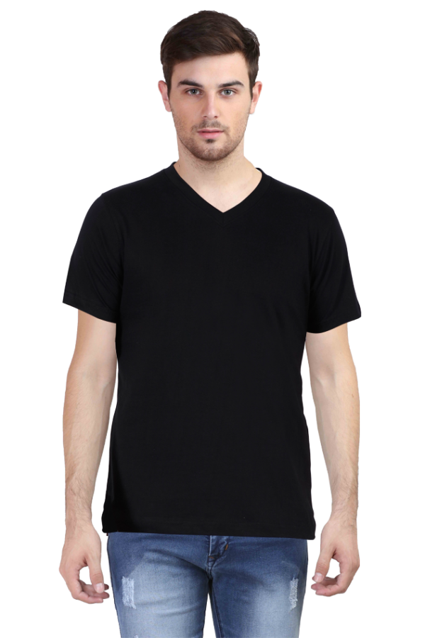 Male V Neck T-Shirt | UV34 - Image 5