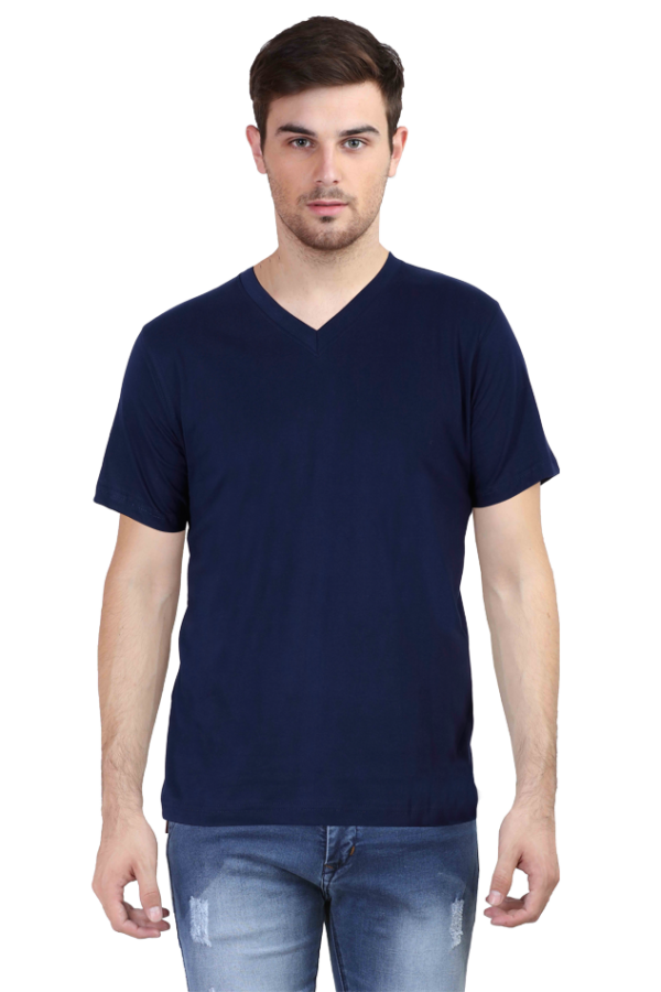 Male V Neck T-Shirt | UV34 - Image 4